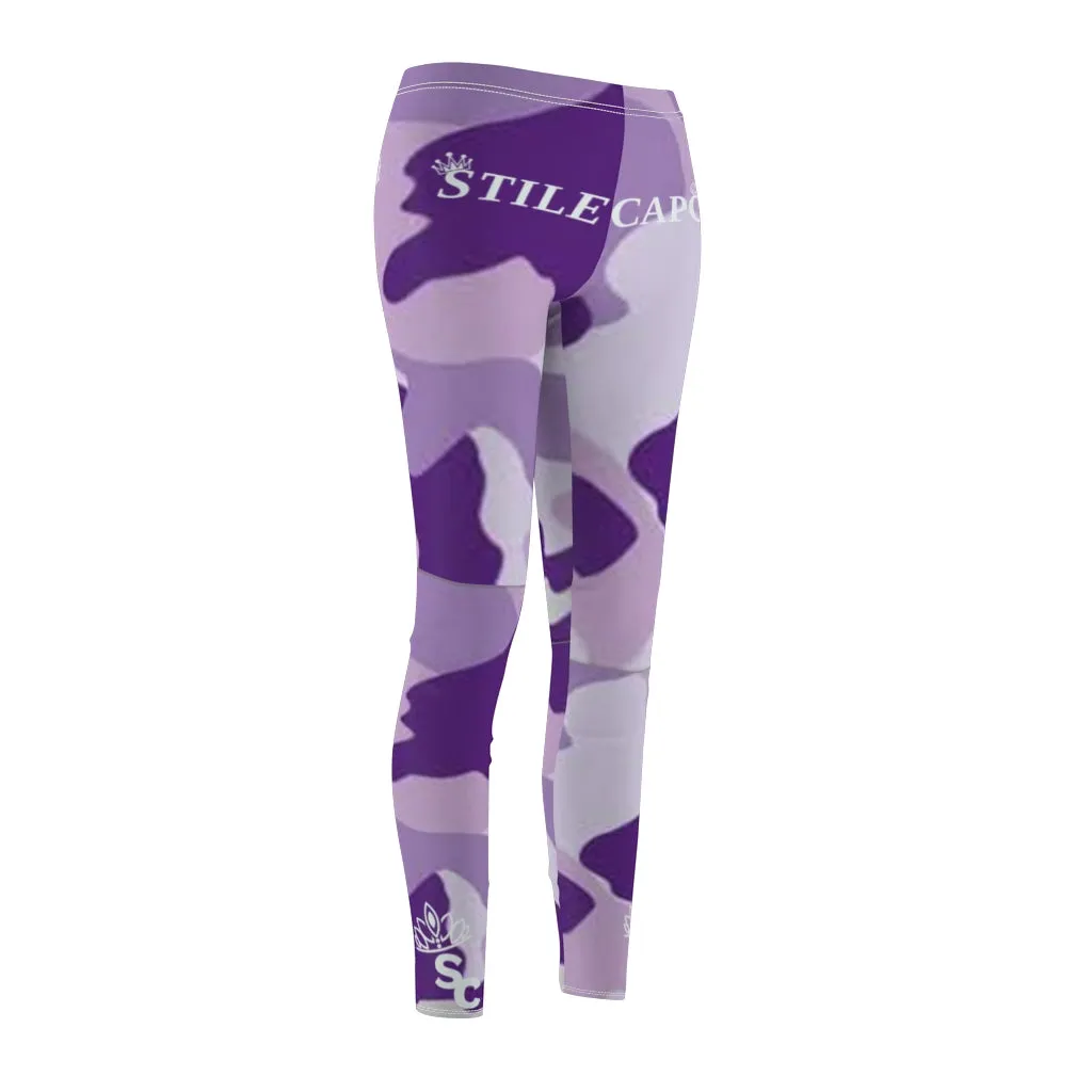 STILE CAPO PURPLE CAMO.QUEEN LEGGINGS.