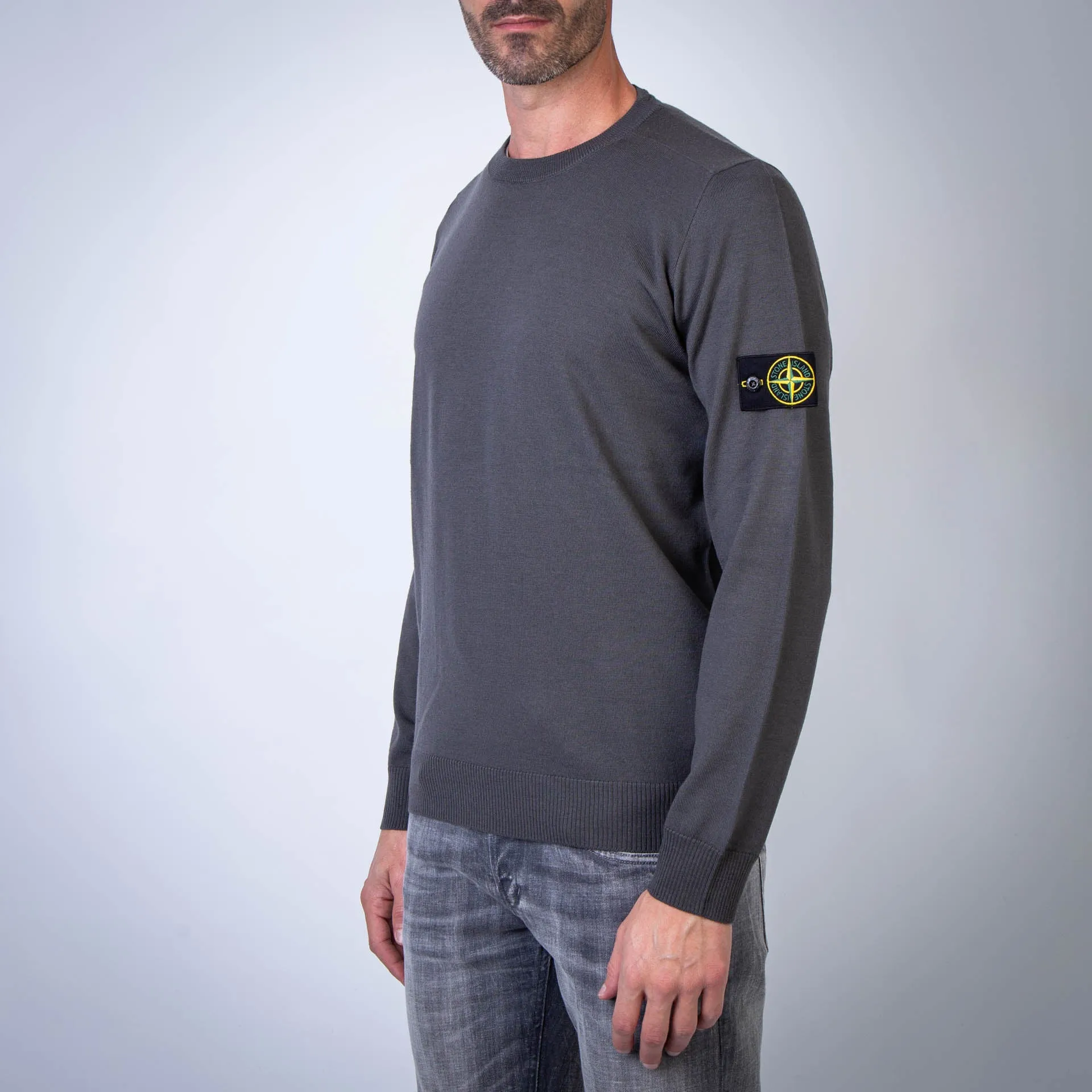 STONE ISLAND SWEATER 8115510C4 V0062 GREY