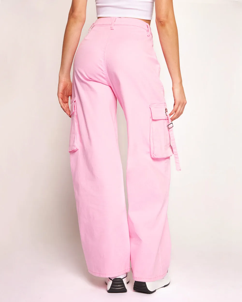 Strawberry Milk Wide Leg Pants