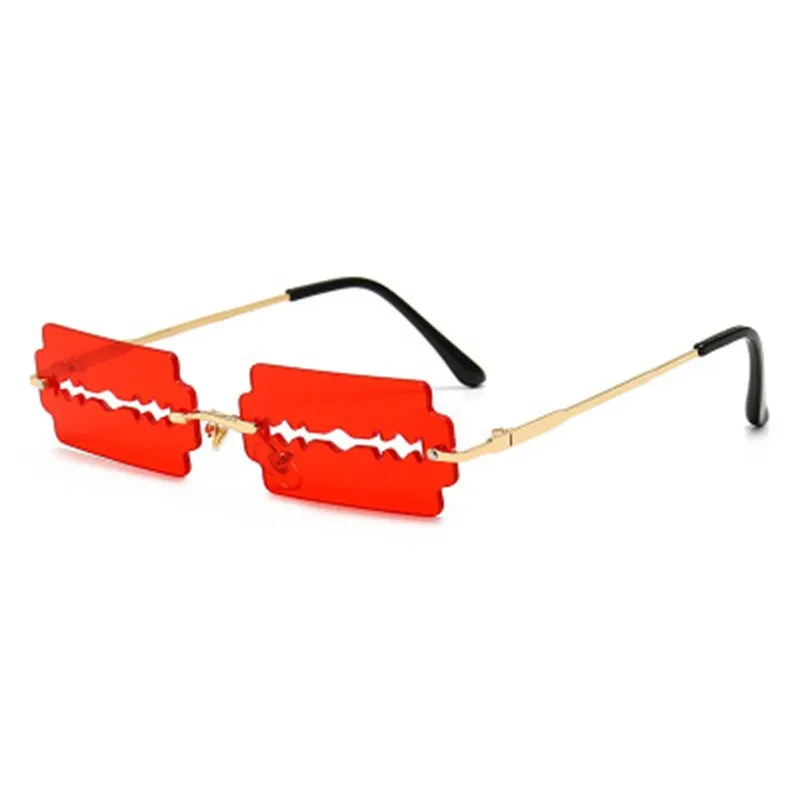 Sunglasses Women Personality Trend Unique Razor Blade Sunglasses Man Brand Driving Glasses