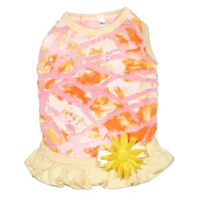 Sunshine Tie Dyed Dog Dress