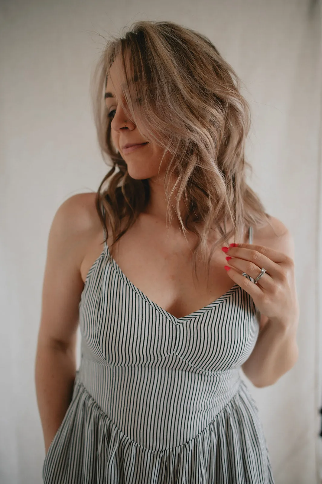 The Juneau Striped Mini Dress by Saltwater Luxe