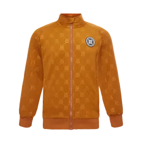 THE MONOGRAM TRACK JACKET- CHESTNUT