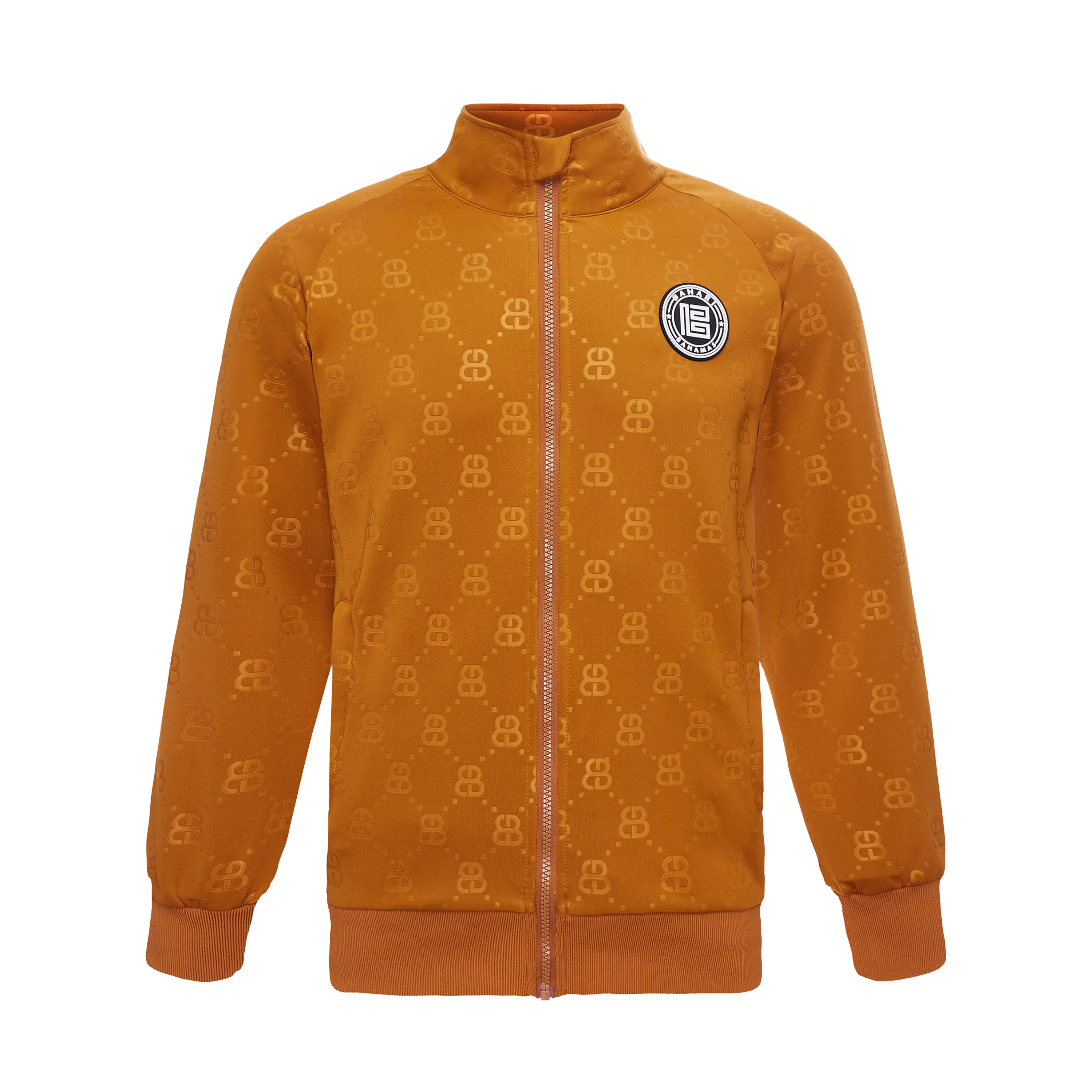 THE MONOGRAM TRACK JACKET- CHESTNUT