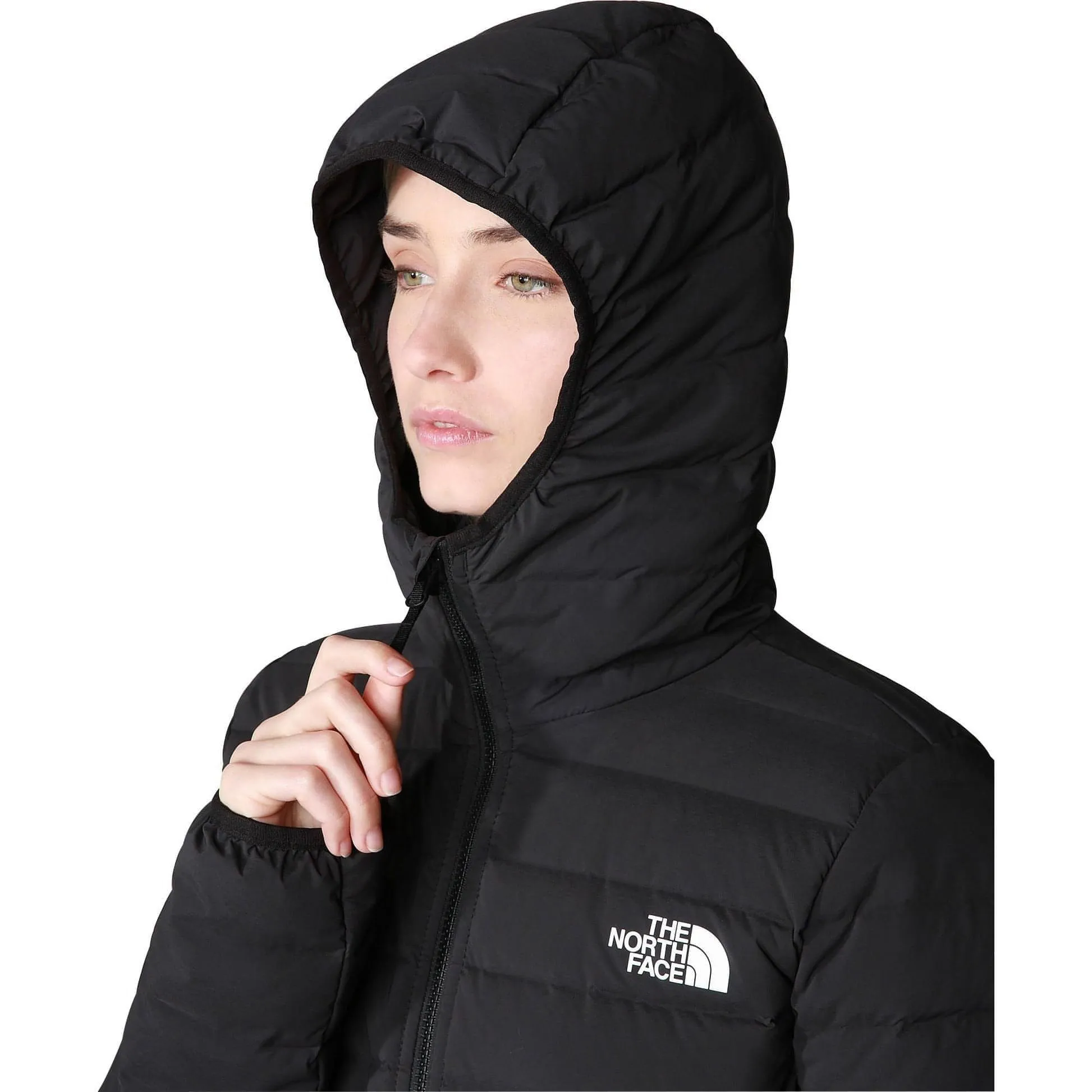 The North Face Belleview Stretch Womens Down Parka Jacket - Black