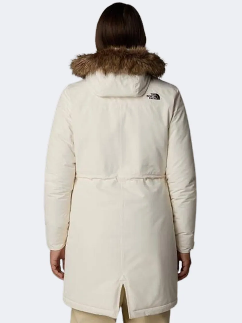 The North Face Zaneck Parka Women Lifestyle Jacket White Dune