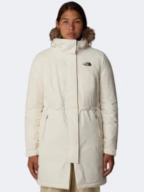 The North Face Zaneck Parka Women Lifestyle Jacket White Dune