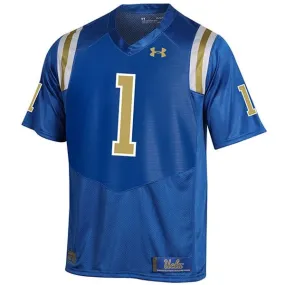 UCLA Bruins Under Armour Powder Keg Blue #1 Sideline Replica Football Jersey