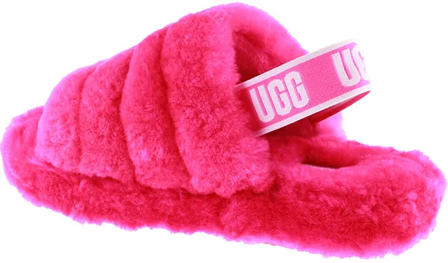 Ugg Boots Kids Fluff Yeah Slide Rock Rose