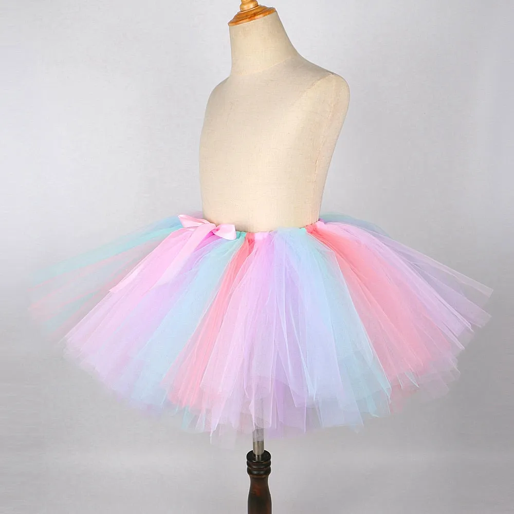 Unicorn Tutu Costume  - Baby Girls Unicorn Tutu, Pastel Rainbow