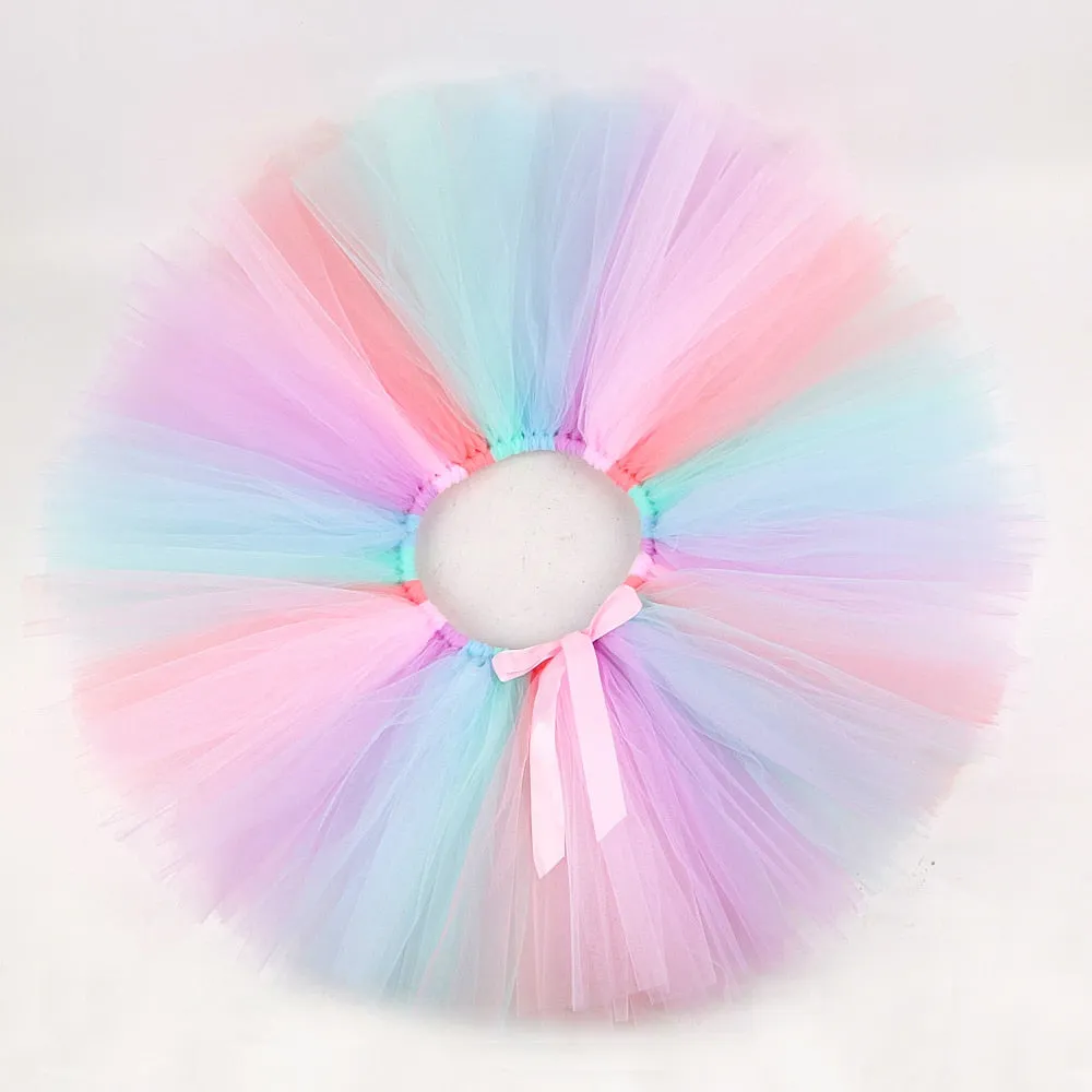 Unicorn Tutu Costume  - Baby Girls Unicorn Tutu, Pastel Rainbow