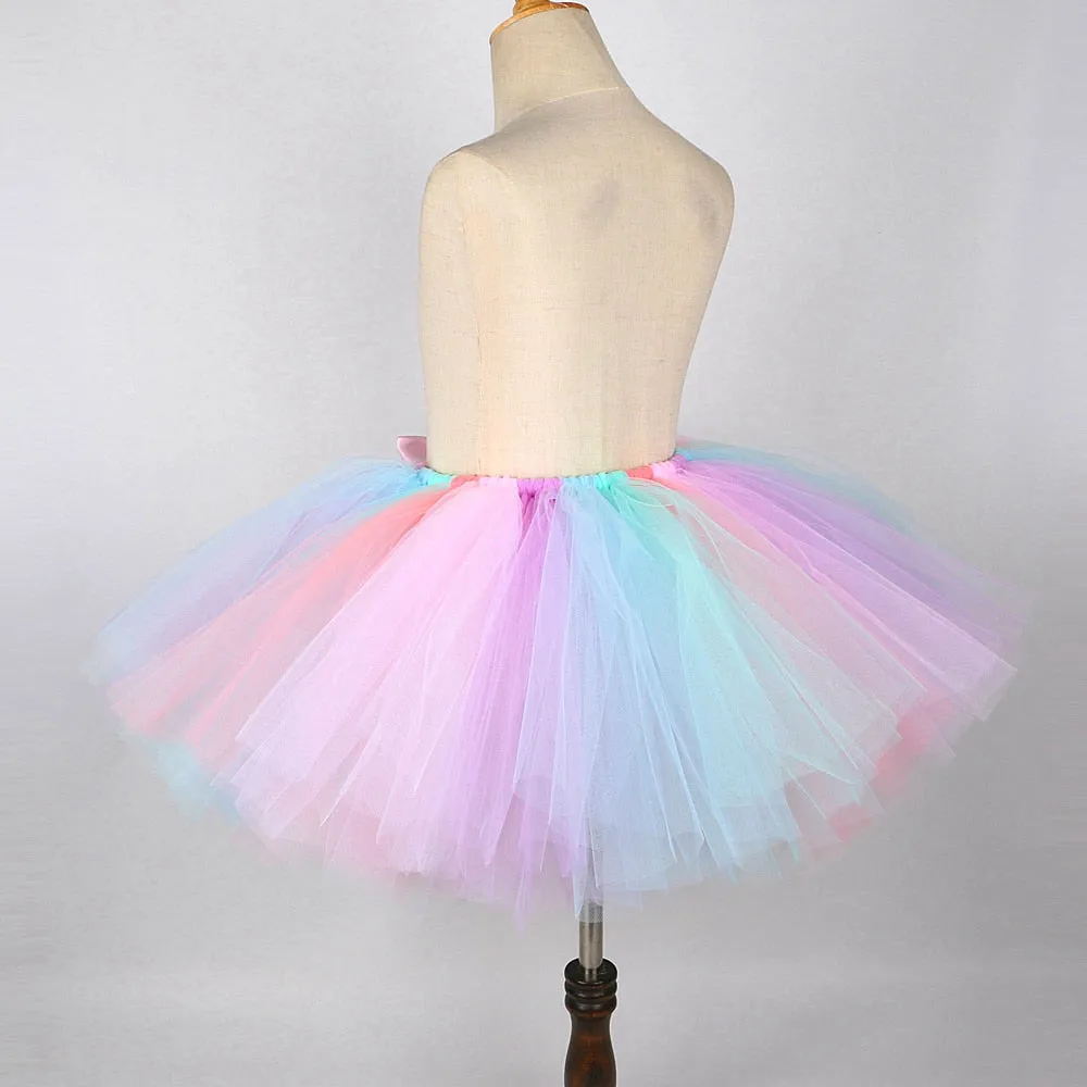 Unicorn Tutu Costume  - Baby Girls Unicorn Tutu, Pastel Rainbow