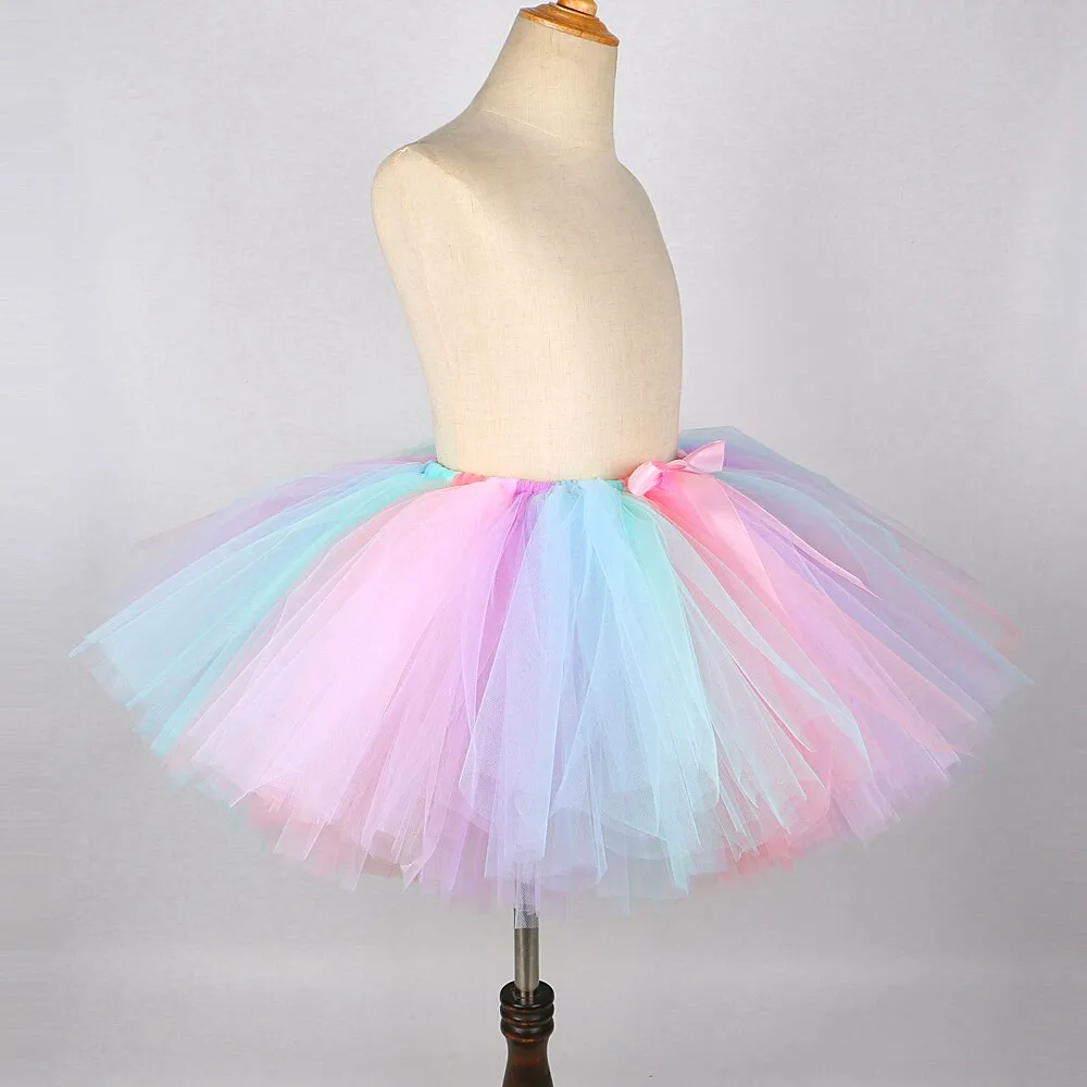 Unicorn Tutu Costume  - Baby Girls Unicorn Tutu, Pastel Rainbow