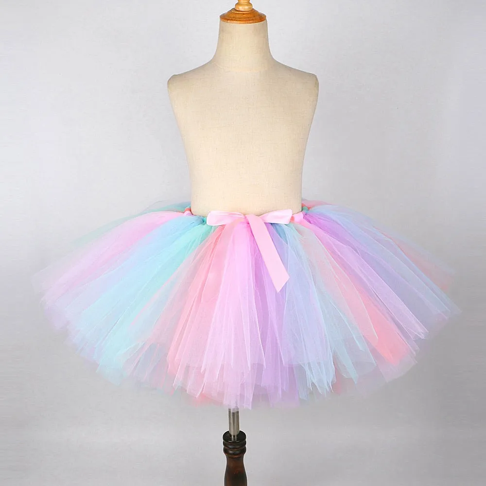 Unicorn Tutu Costume  - Baby Girls Unicorn Tutu, Pastel Rainbow