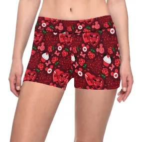 Valentines Day Candy Short Leggings