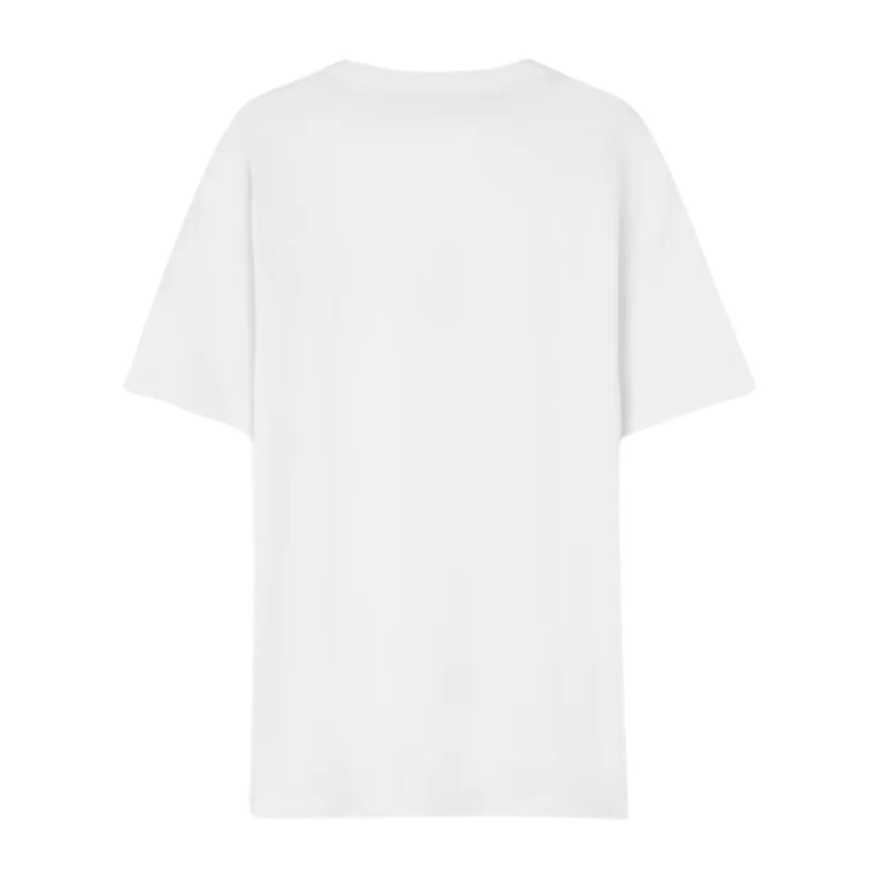 Versace Jeans Couture Metal Logo Tag White T-Shirt