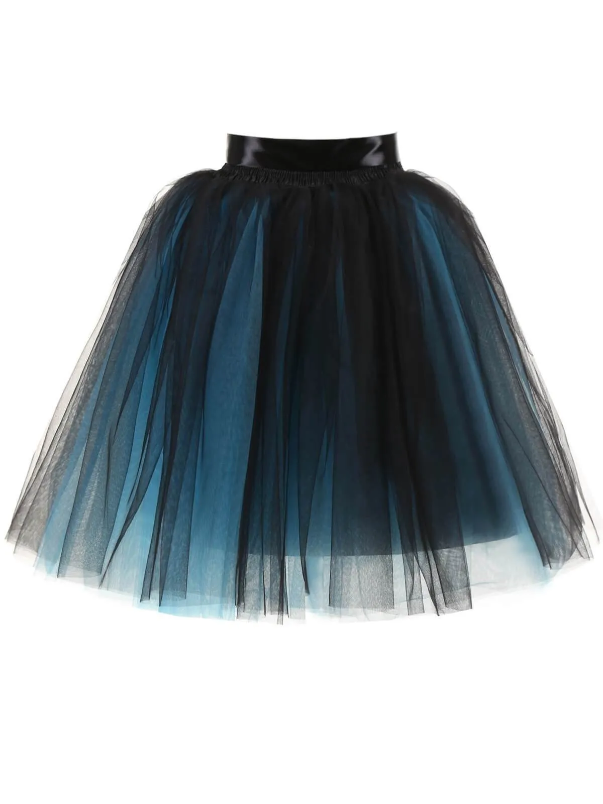 Vintage Gradient Mesh Chiffon Underskirts