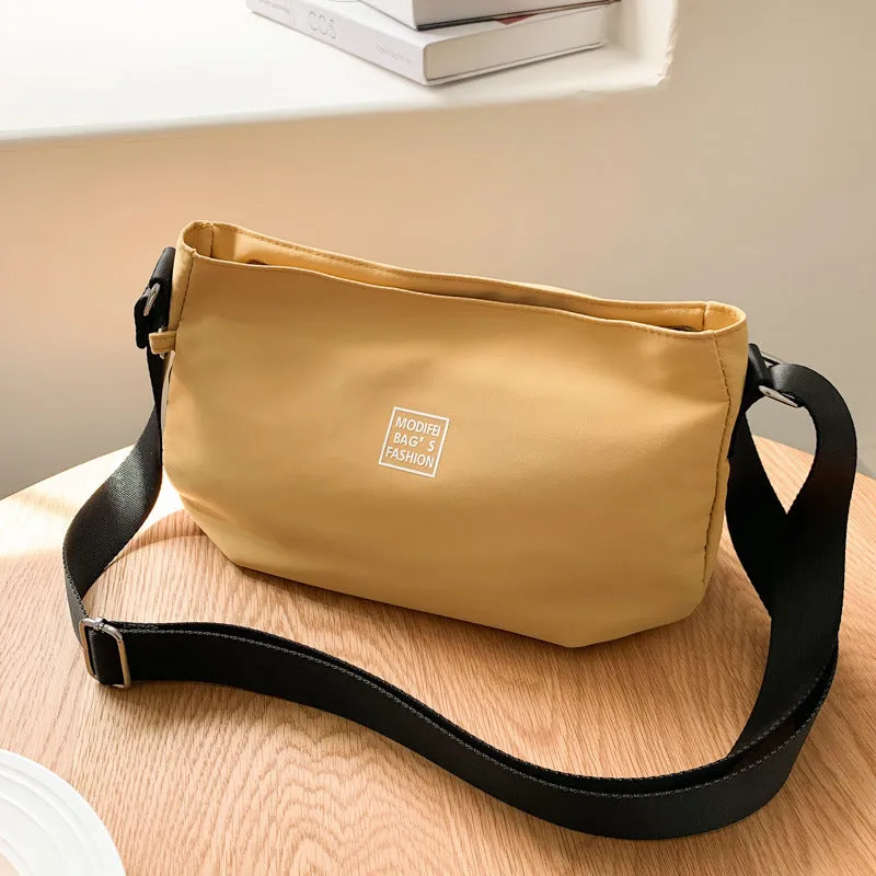 Women's Bag  New Fashion All-Match Nylon Cloth Bag Women's Simple Trendy One-Shoulder Messenger Bag Large Capacity Hair Generation