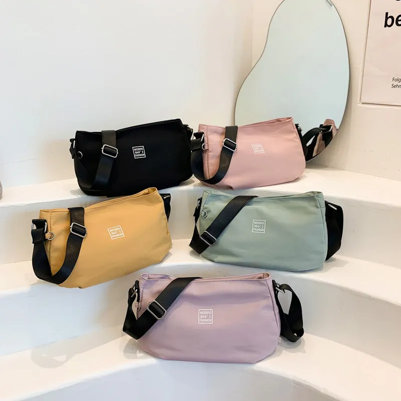 Women's Bag  New Fashion All-Match Nylon Cloth Bag Women's Simple Trendy One-Shoulder Messenger Bag Large Capacity Hair Generation