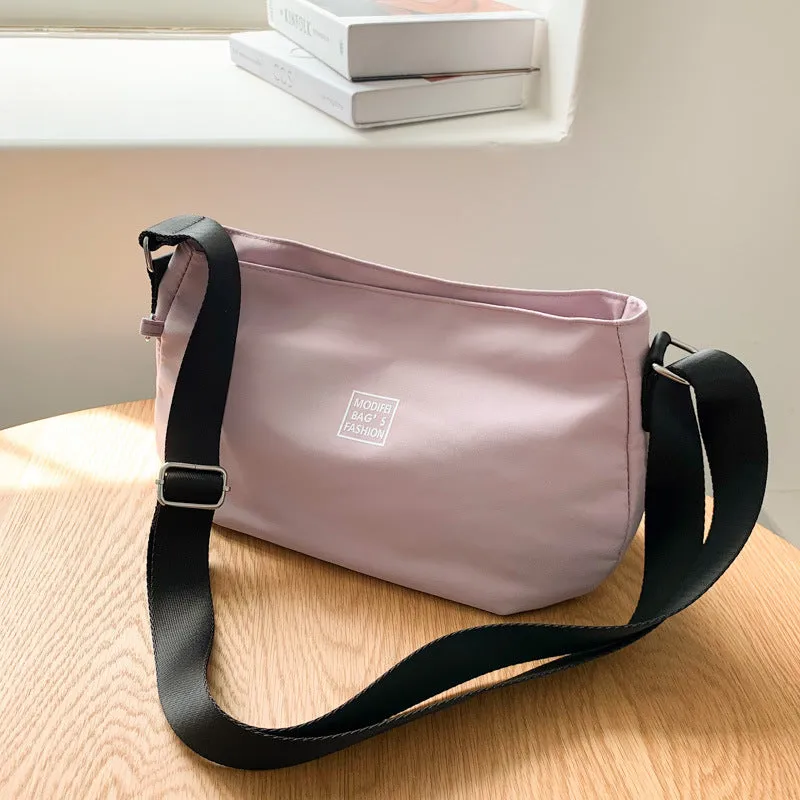 Women's Bag  New Fashion All-Match Nylon Cloth Bag Women's Simple Trendy One-Shoulder Messenger Bag Large Capacity Hair Generation