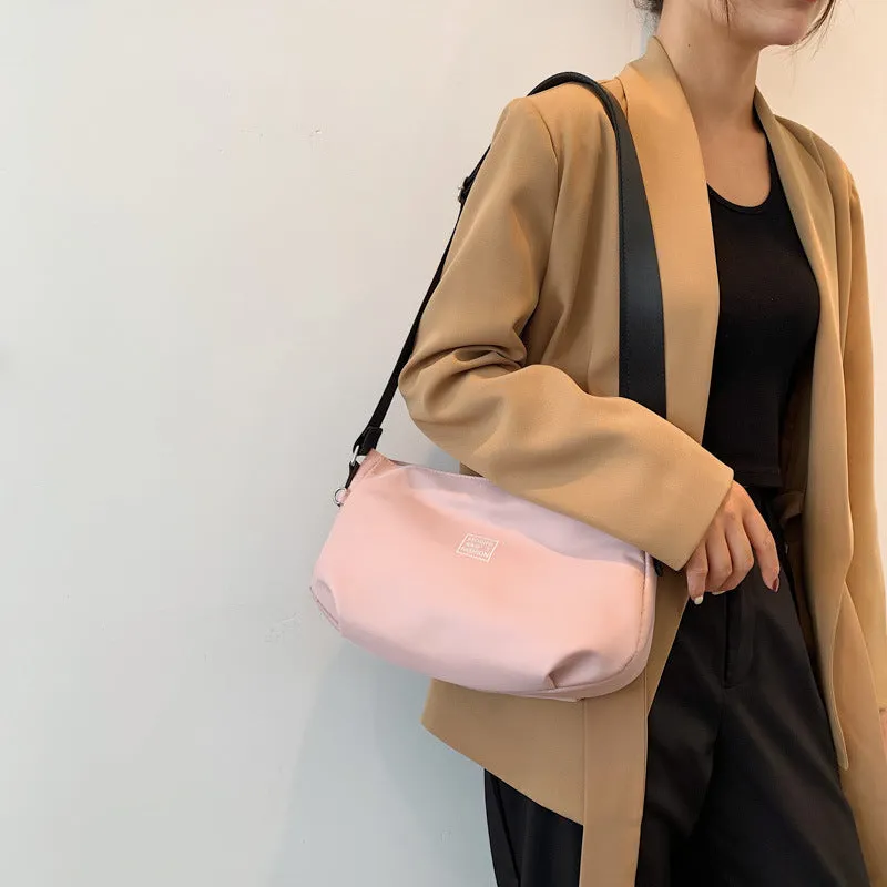 Women's Bag  New Fashion All-Match Nylon Cloth Bag Women's Simple Trendy One-Shoulder Messenger Bag Large Capacity Hair Generation