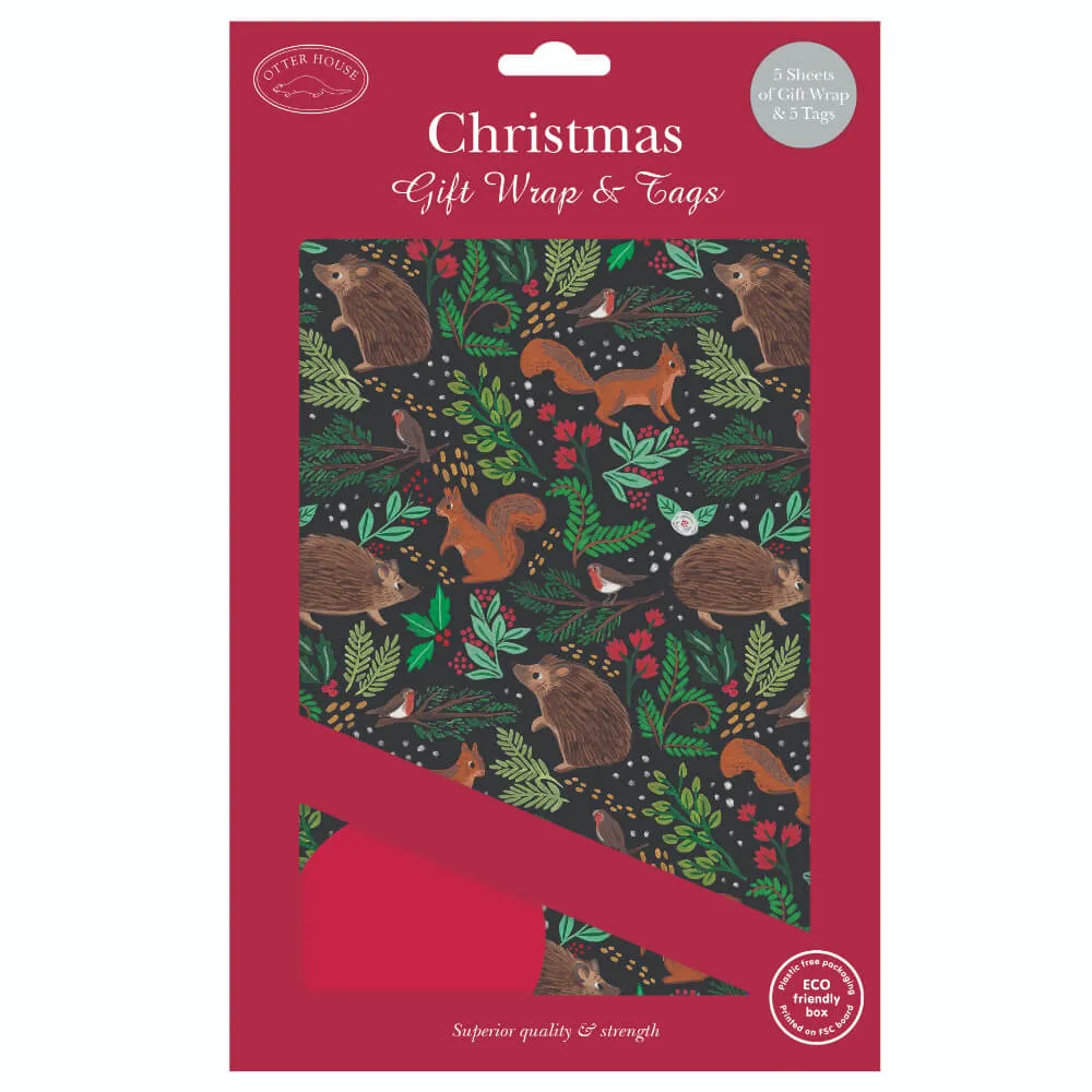 Woodland Animals Wrap and Tags