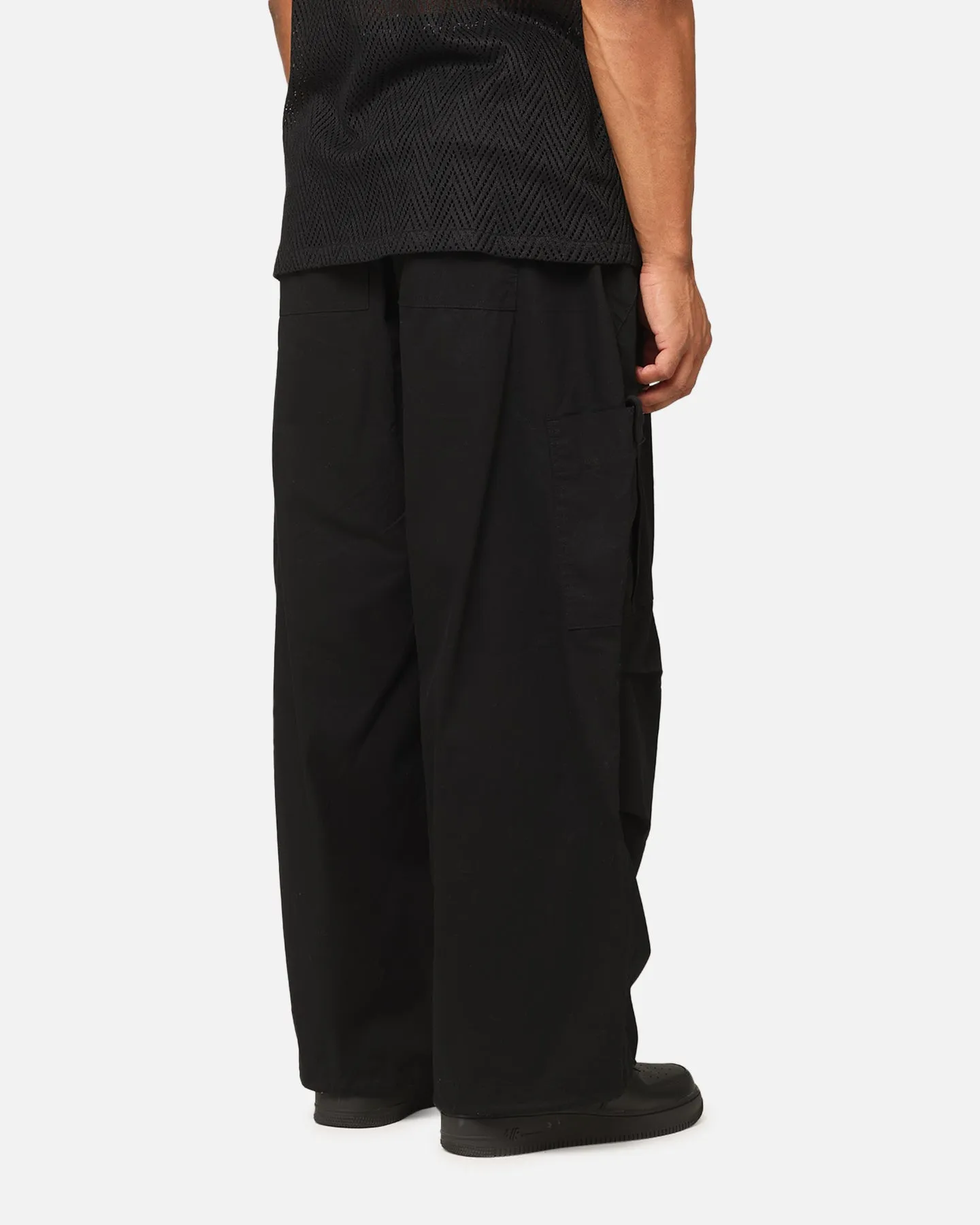 XXIII Cord Tie Cargo Pants Black