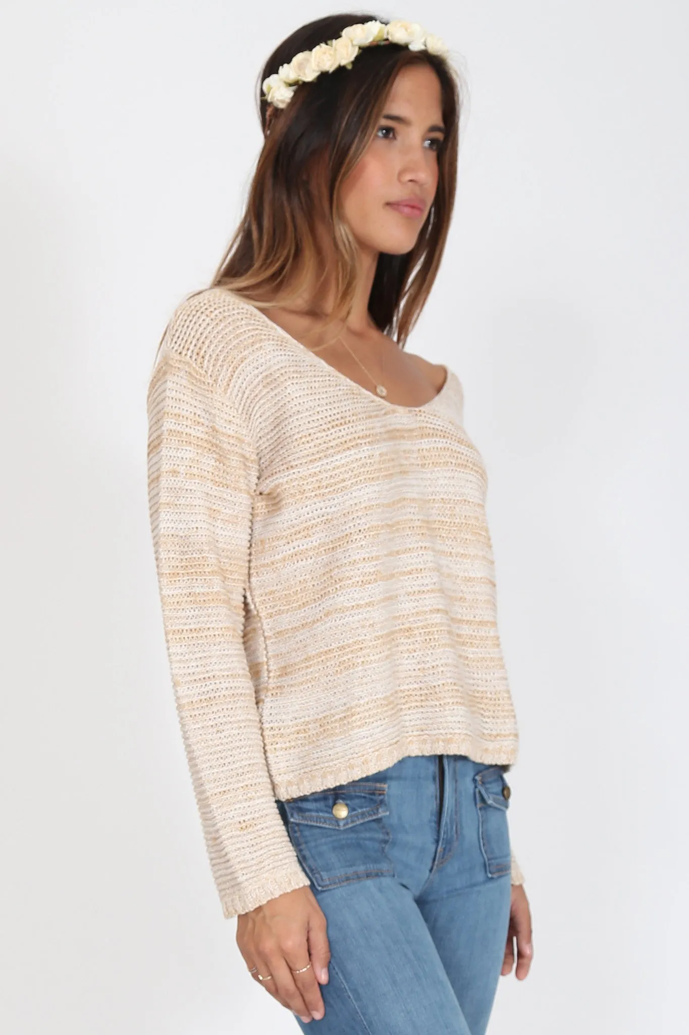 York Pullover in Gold Digger 'LAST ONE'