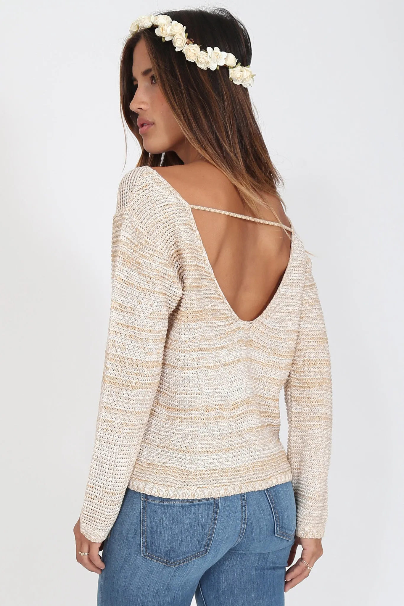 York Pullover in Gold Digger 'LAST ONE'